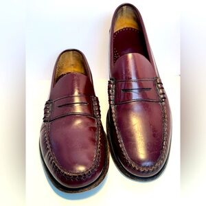 SEBAGO Handsewn Classic Leather Penny Loafers Shoes - Men’s Size 10 - Cordovan